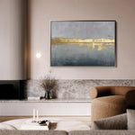Abstract 1675 Canvas Art 60 x 40 cm / Black