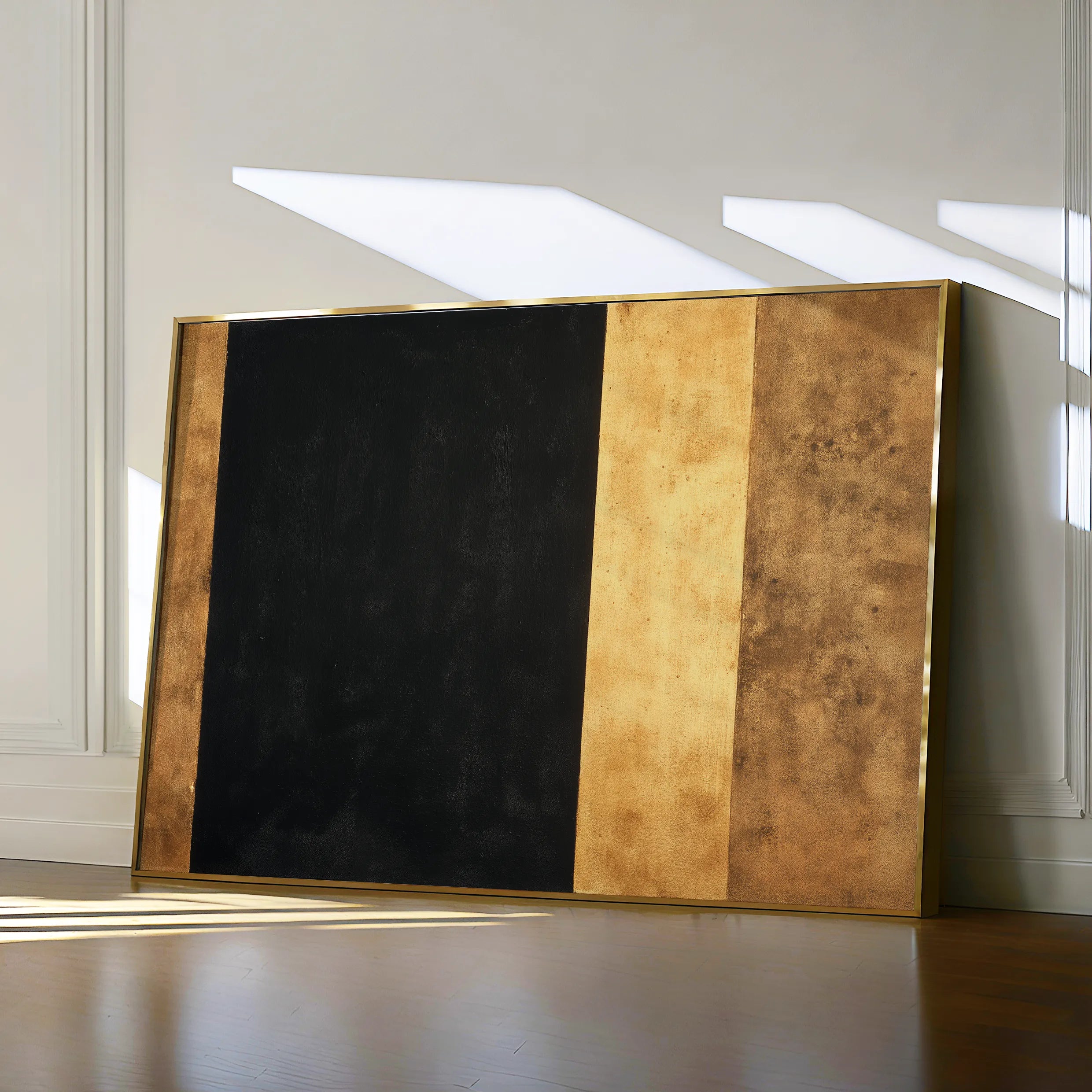 Abstract 1676 Canvas Art 60 x 40 cm / Black