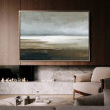 Abstract 1679 Canvas Art 60 x 40 cm / Black