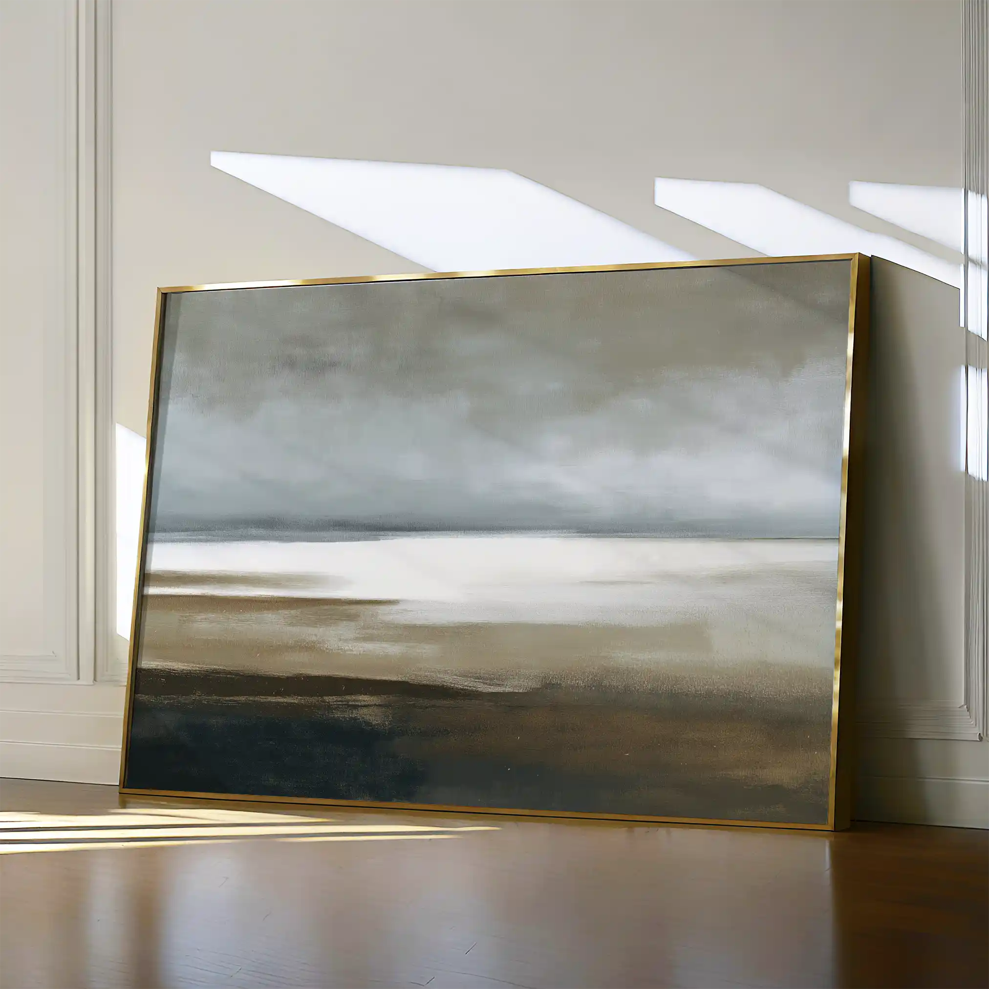 Abstract 1679 Canvas Art 60 x 40 cm / Black