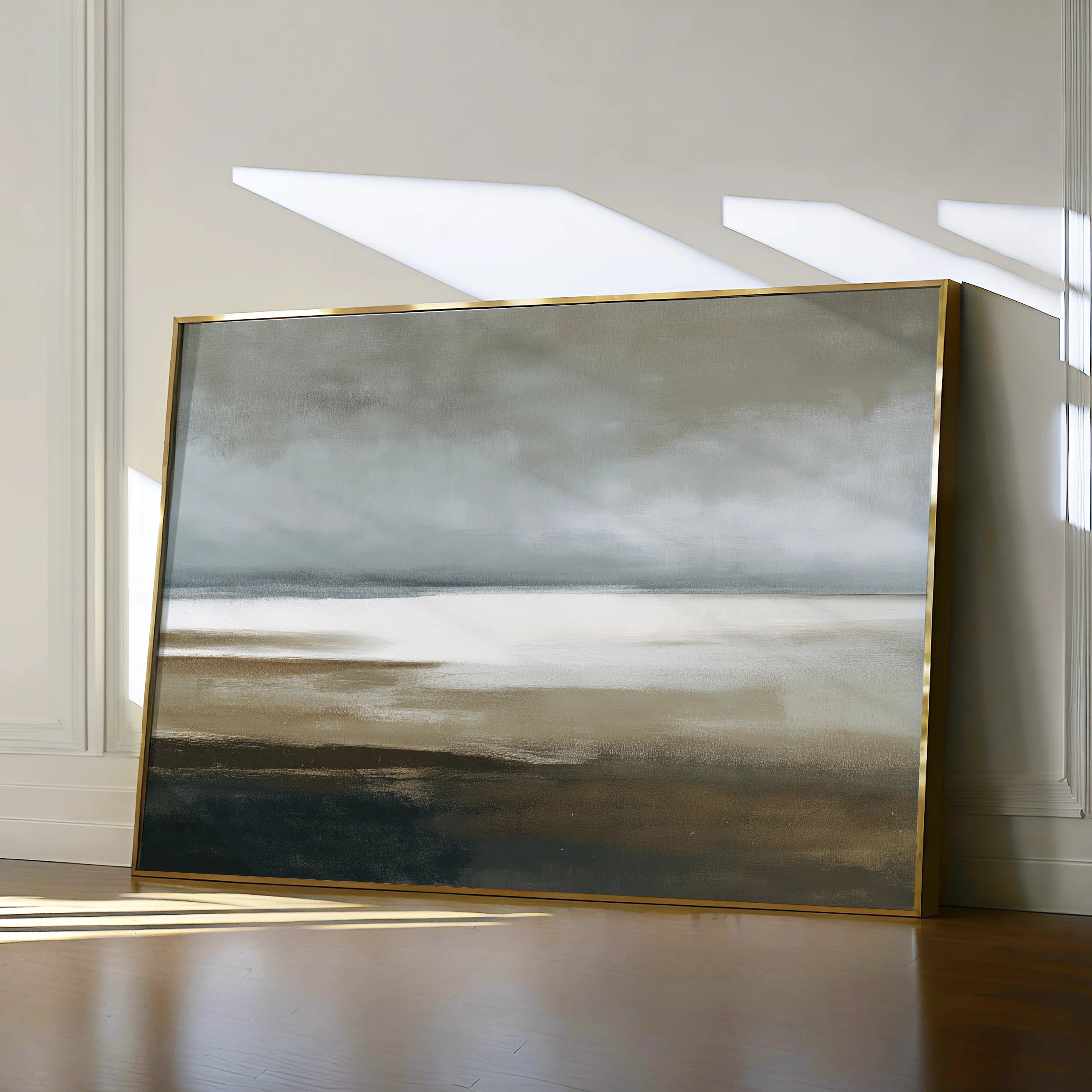 Abstract 1679 Canvas Art 60 x 40 cm / Black