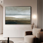 Abstract 1679 Canvas Art 60 x 40 cm / Black