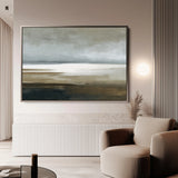 Abstract 1679 Canvas Art 60 x 40 cm / Black
