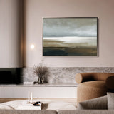Abstract 1679 Canvas Art 60 x 40 cm / Black