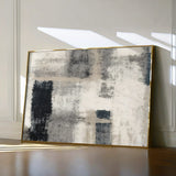 Abstract 168 Canvas Art 60 x 40 cm / Black