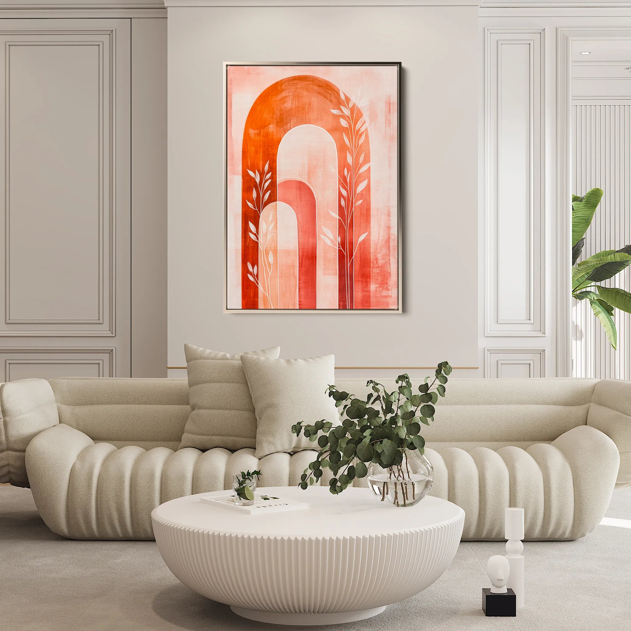 Boho 168 Canvas Art 60 x 40 cm / Black