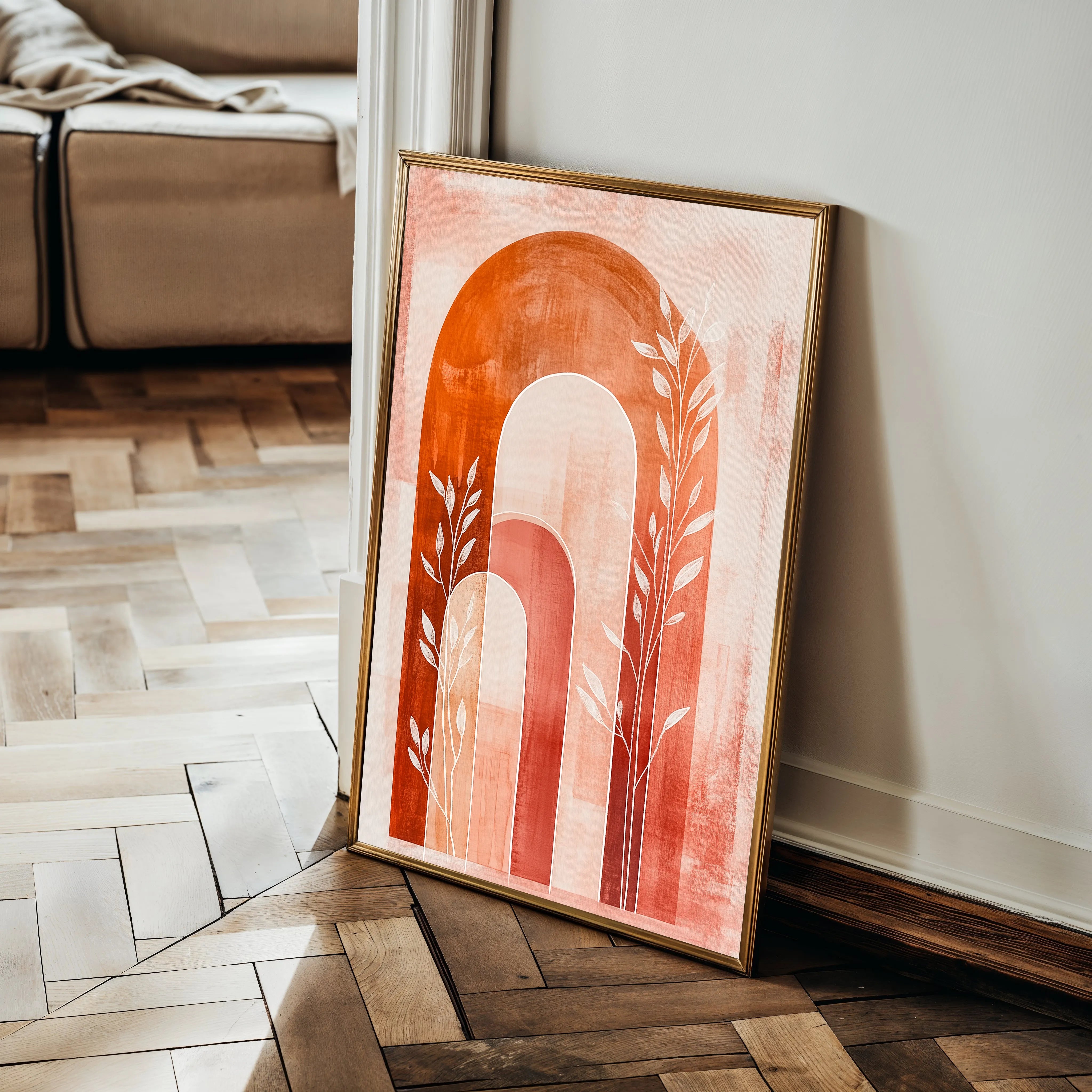 Boho 168 Canvas Art 60 x 40 cm / Black