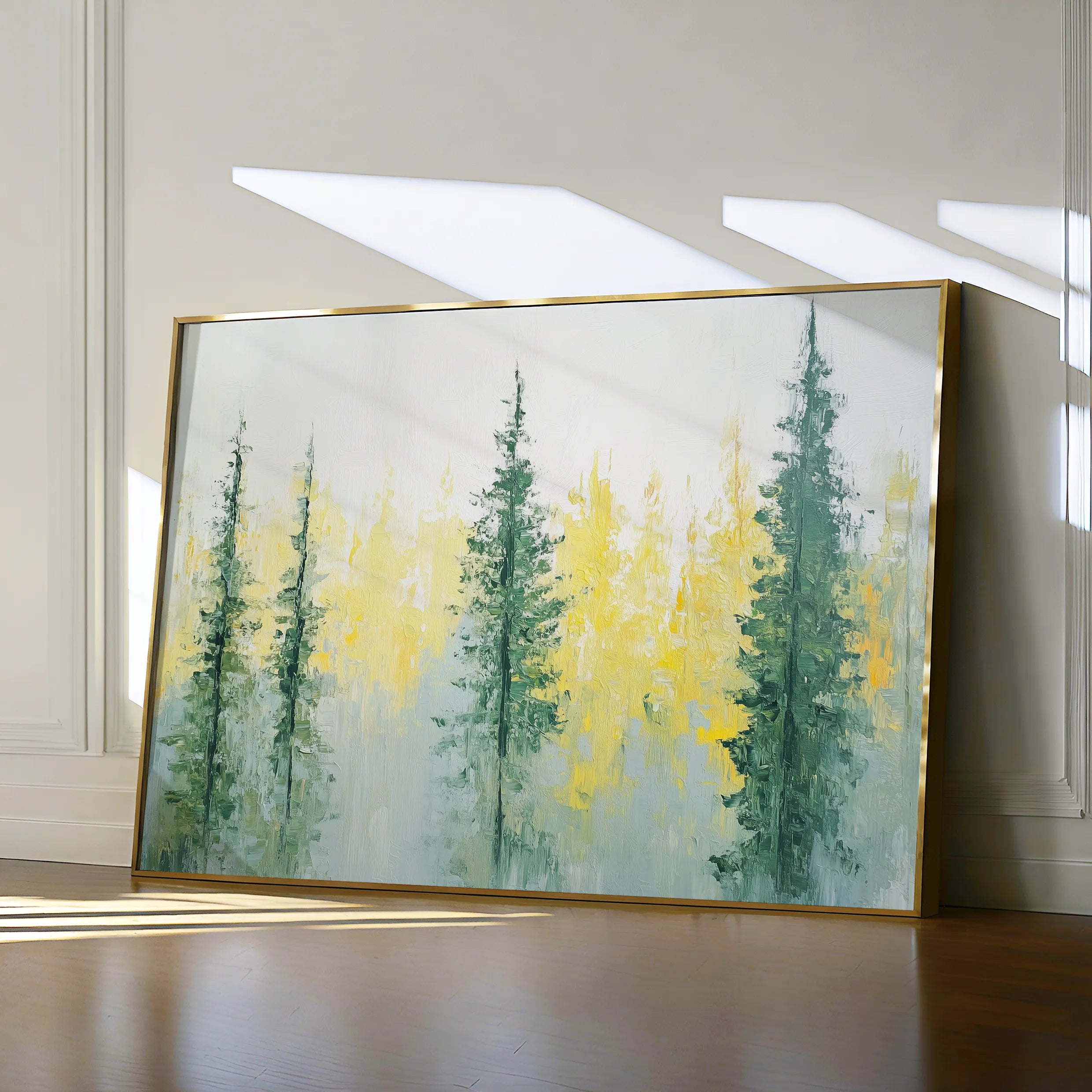 Landscape 168 Canvas Art 60 x 40 cm / Black