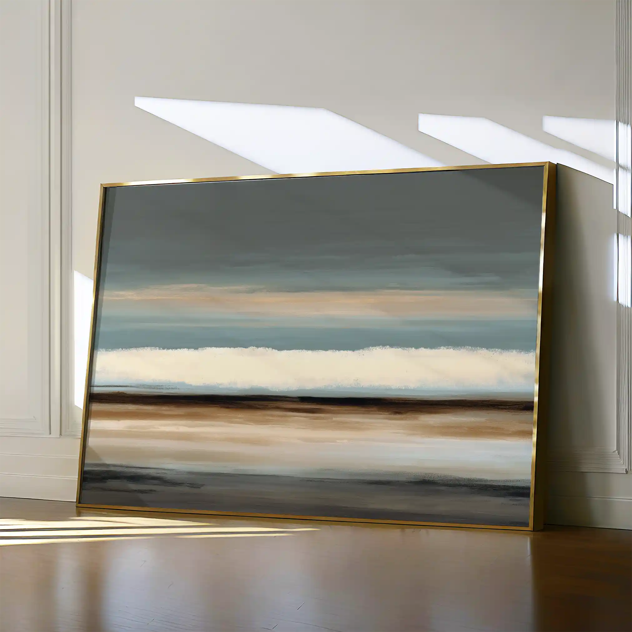 Abstract 1680 Canvas Art 60 x 40 cm / Black