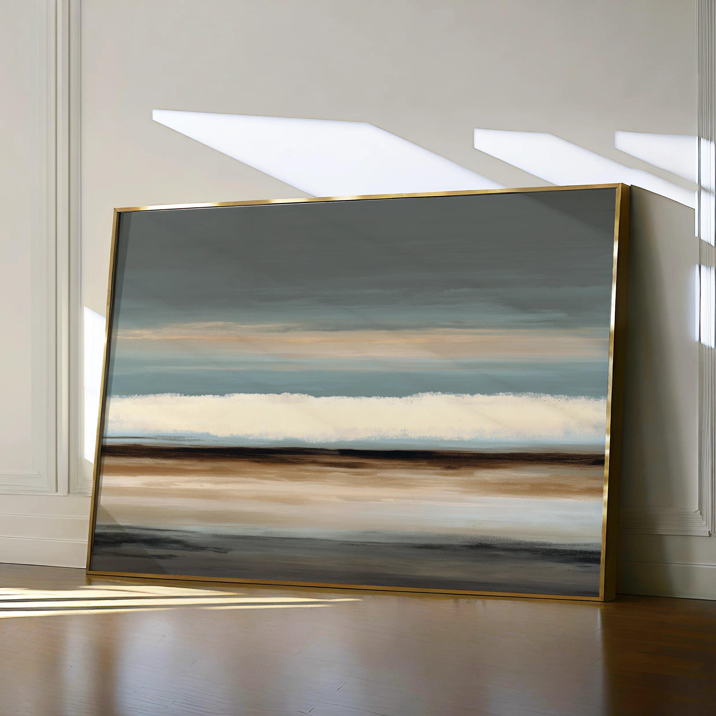 Abstract 1680 Canvas Art 60 x 40 cm / Black