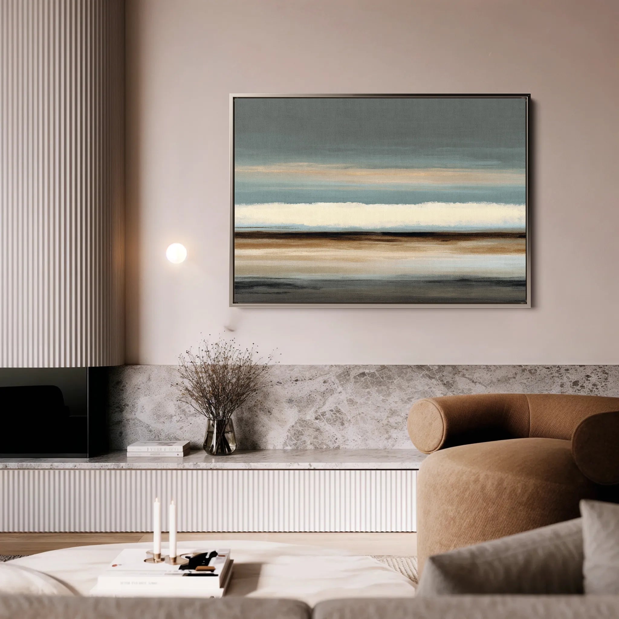 Abstract 1680 Canvas Art 60 x 40 cm / Black