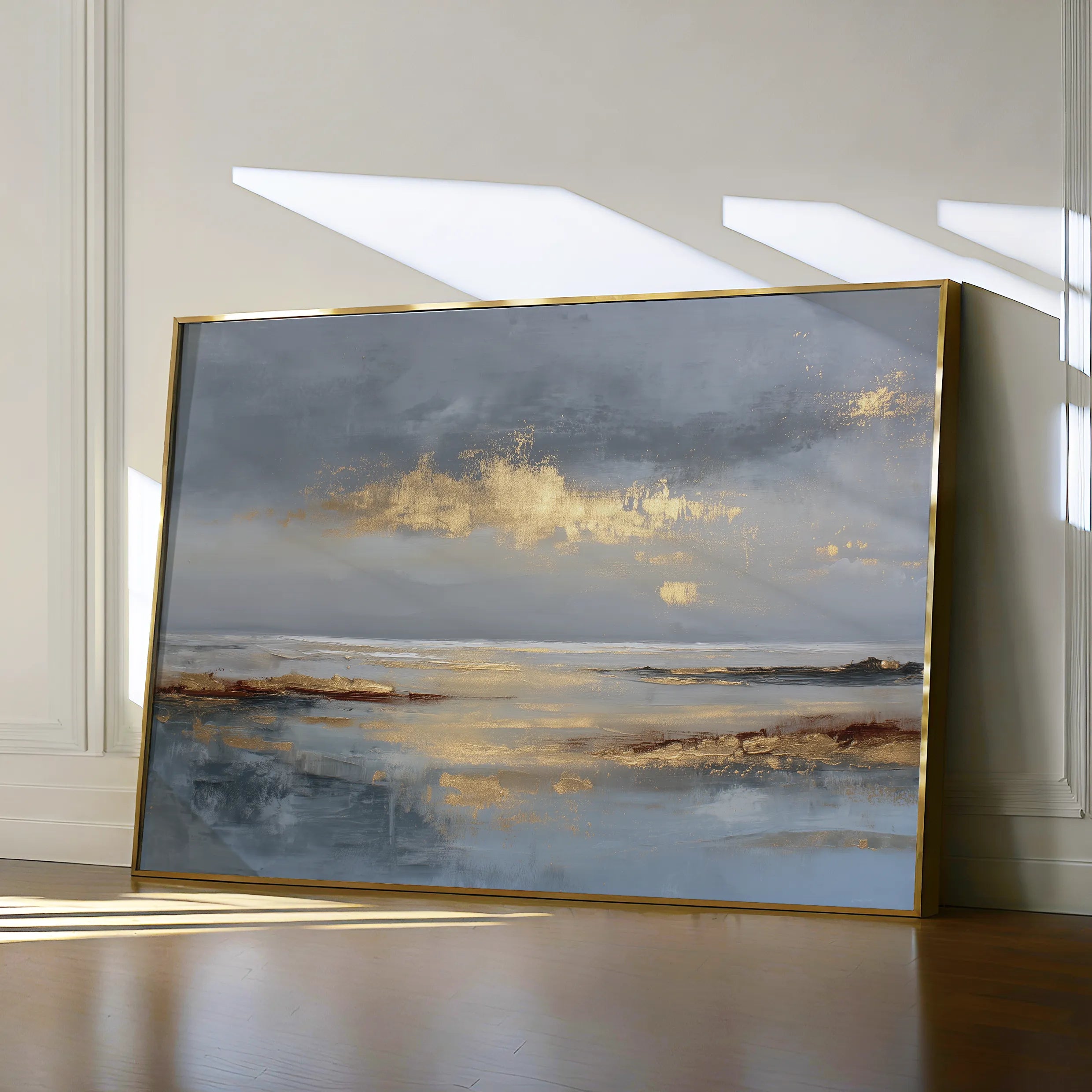 Abstract 1684 Canvas Art 60 x 40 cm / Black