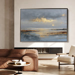 Abstract 1684 Canvas Art 60 x 40 cm / Black