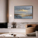 Abstract 1684 Canvas Art 60 x 40 cm / Black