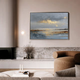 Abstract 1684 Canvas Art 60 x 40 cm / Black