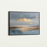 Abstract 1684 Canvas Art 60 x 40 cm / Black