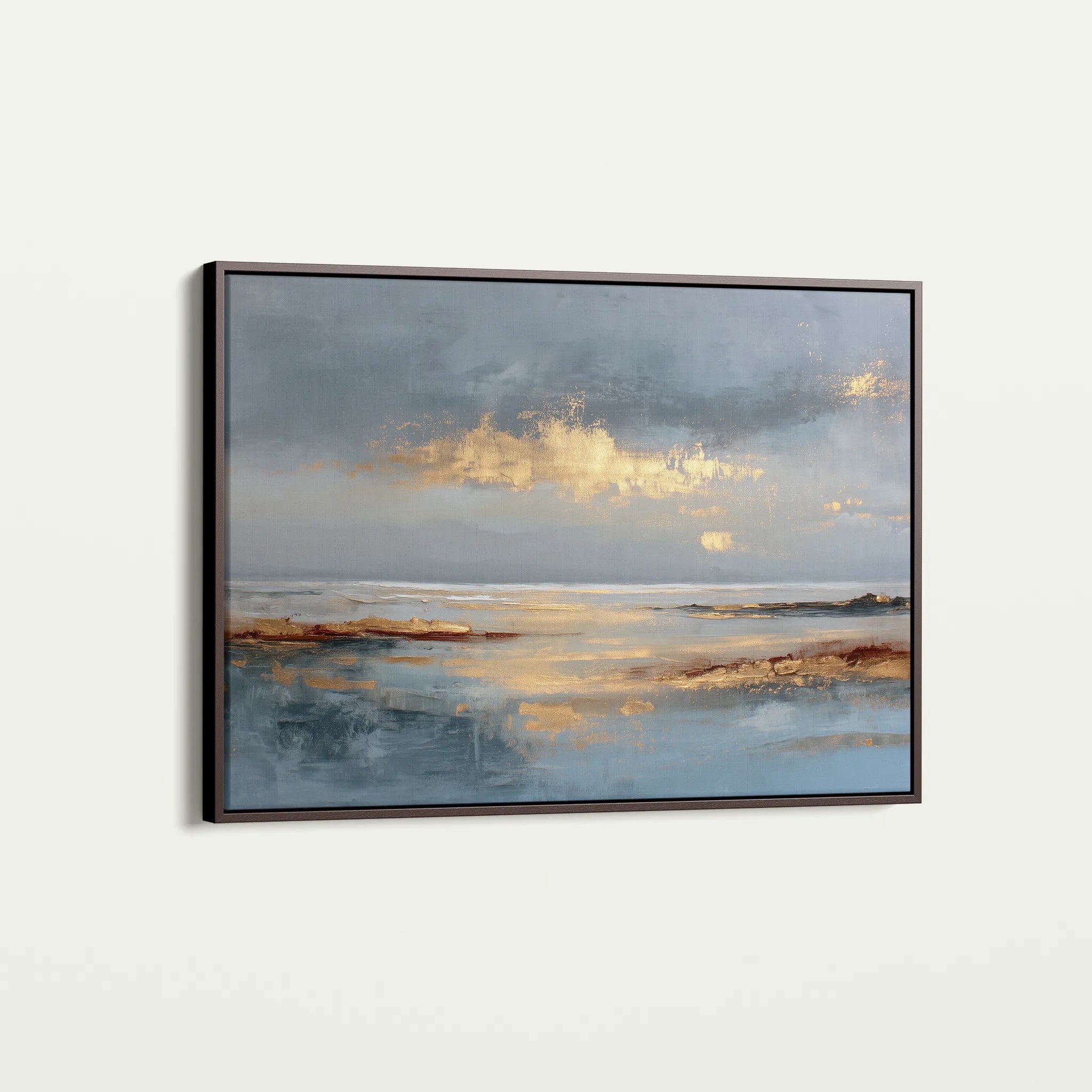 Abstract 1684 Canvas Art 60 x 40 cm / Black