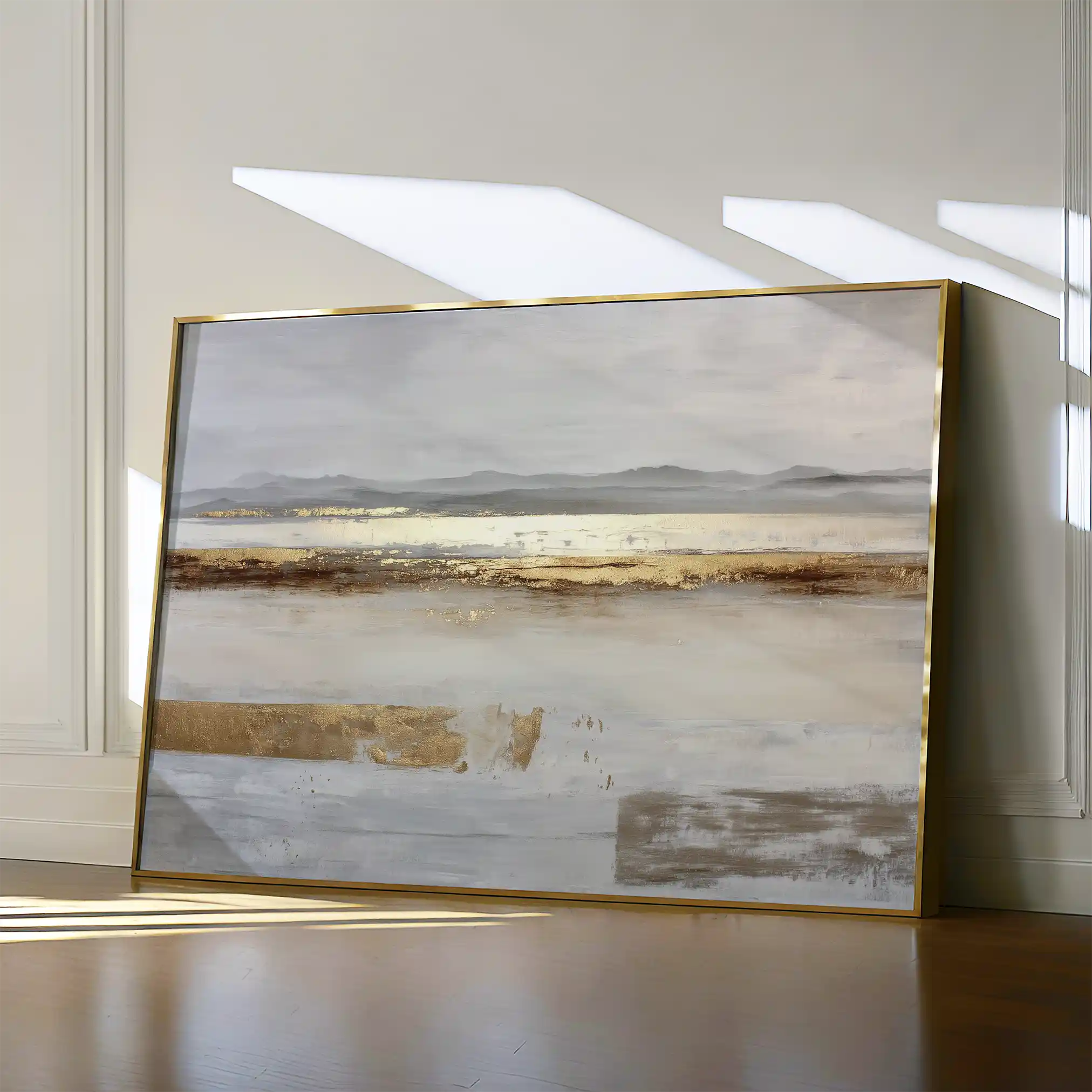 Abstract 1687 Canvas Art 60 x 40 cm / Black