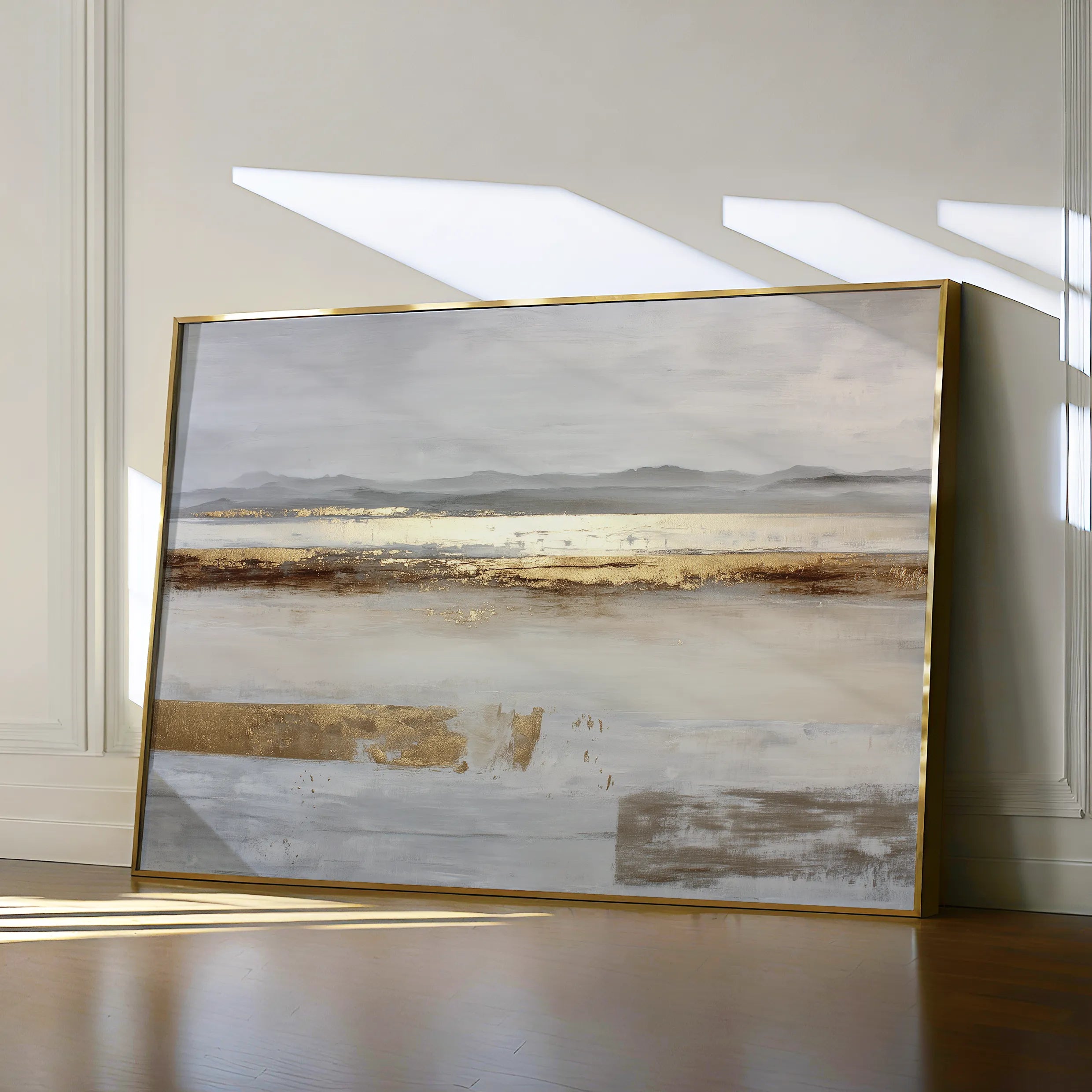 Abstract 1687 Canvas Art 60 x 40 cm / Black