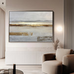 Abstract 1687 Canvas Art 60 x 40 cm / Black