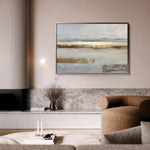 Abstract 1687 Canvas Art 60 x 40 cm / Black