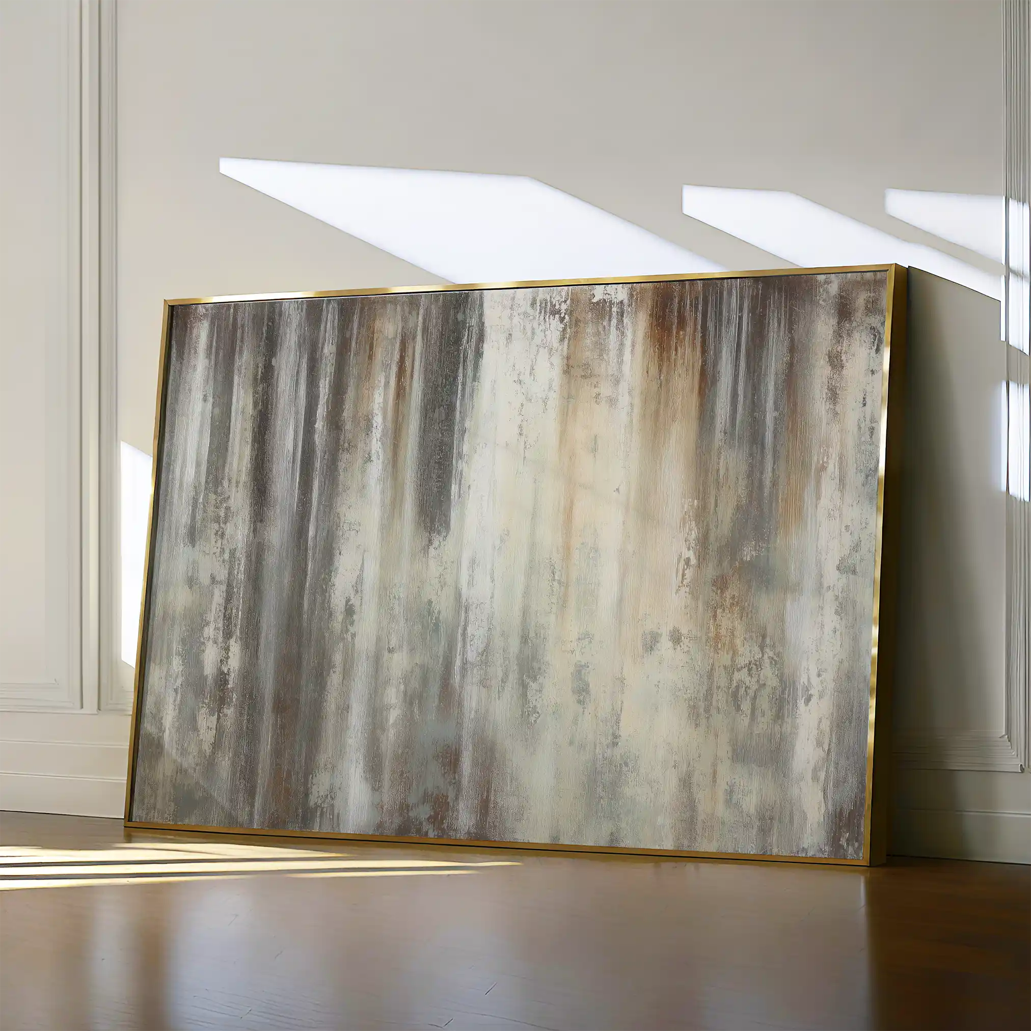 Abstract 1688 Canvas Art 60 x 40 cm / Black