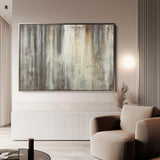 Abstract 1688 Canvas Art 60 x 40 cm / Black