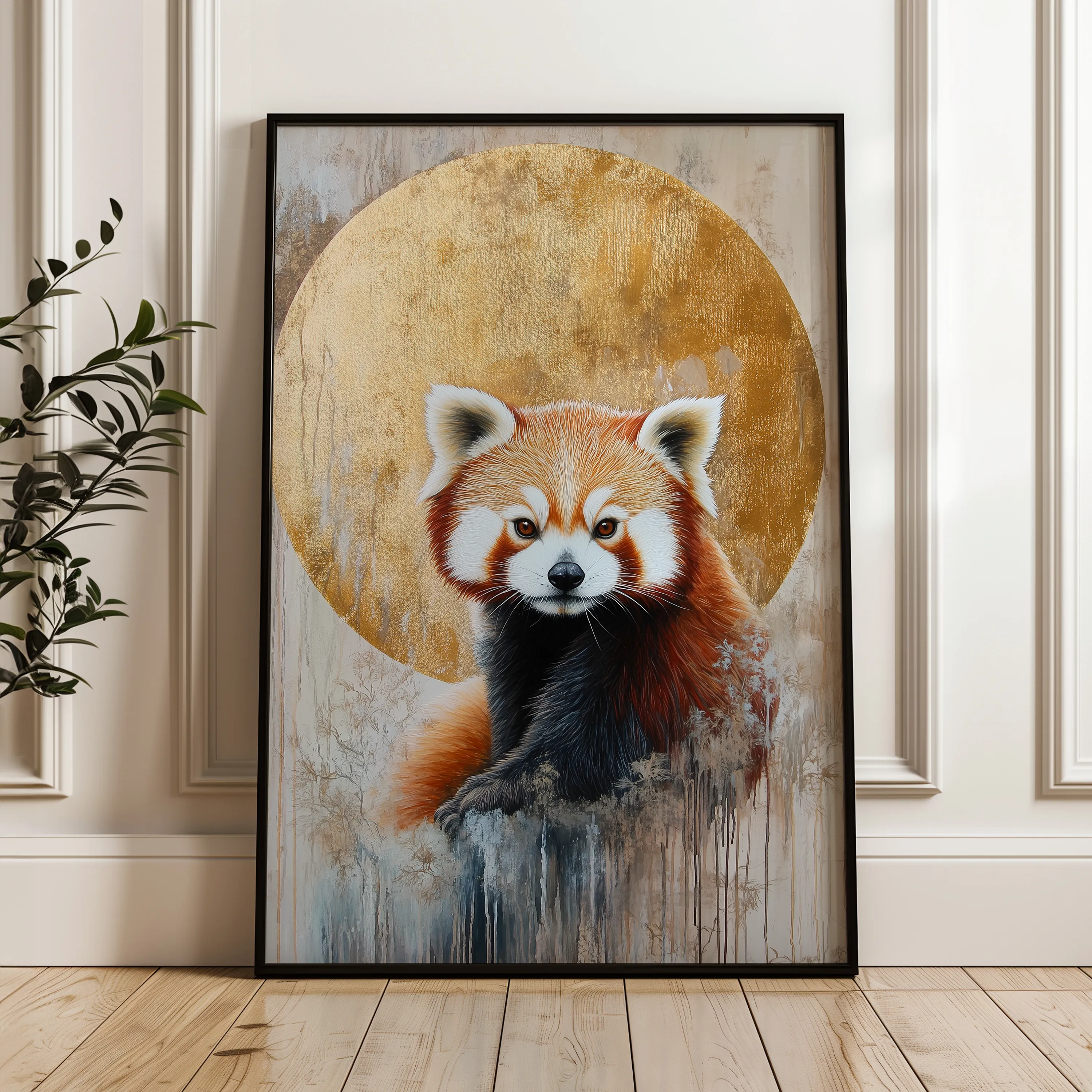 Animals 169 Canvas Art 60 x 40 cm / Black