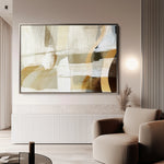 Abstract 169 Canvas Art 60 x 40 cm / Black