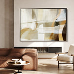Abstract 169 Canvas Art 60 x 40 cm / Black