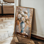 Floral 169 Canvas Art 60 x 40 cm / Black
