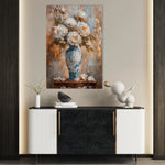 Floral 169 Canvas Art 60 x 40 cm / Black