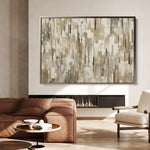 Abstract 1690 Canvas Art 60 x 40 cm / Black