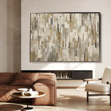Abstract 1690 Canvas Art 60 x 40 cm / Black
