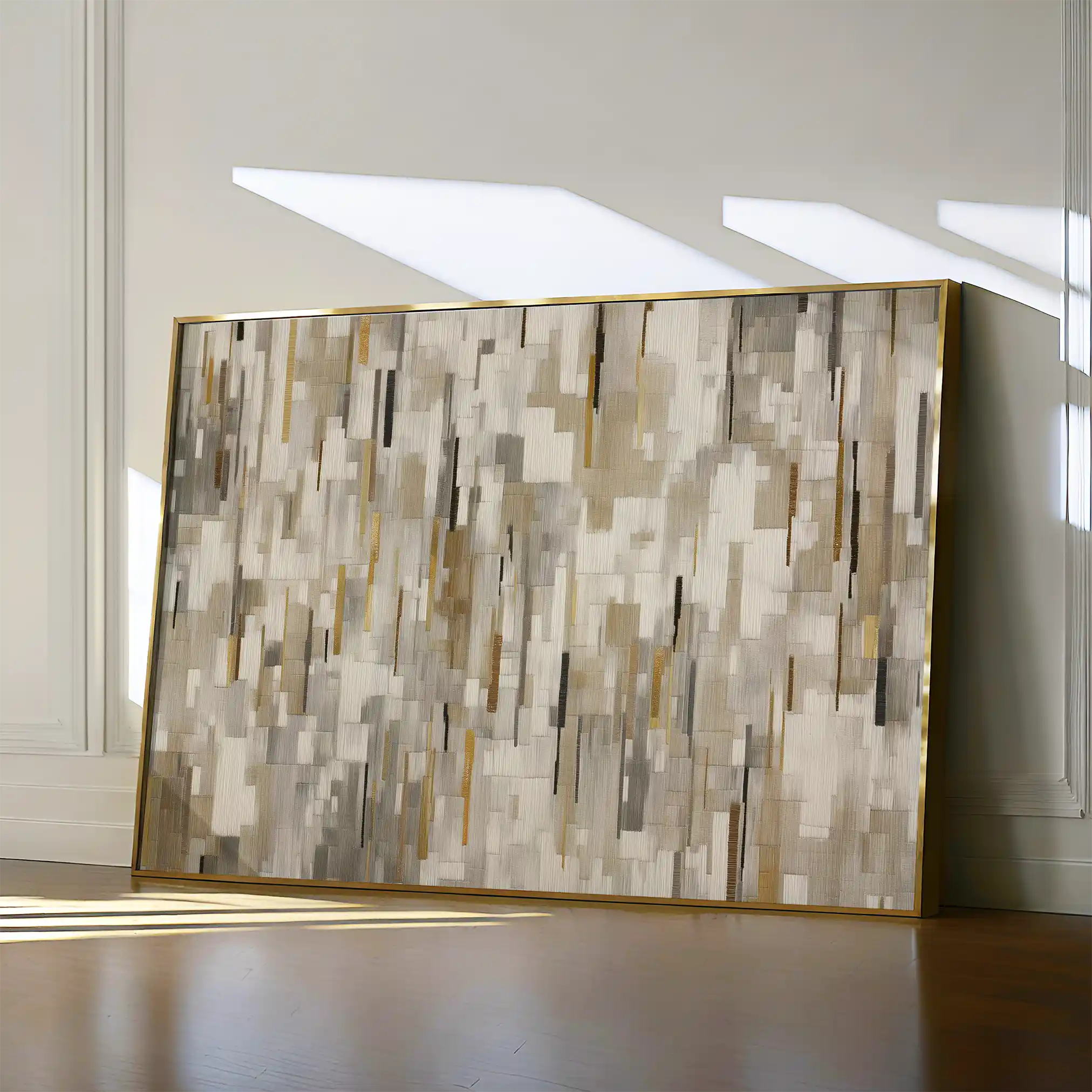 Abstract 1690 Canvas Art 60 x 40 cm / Black