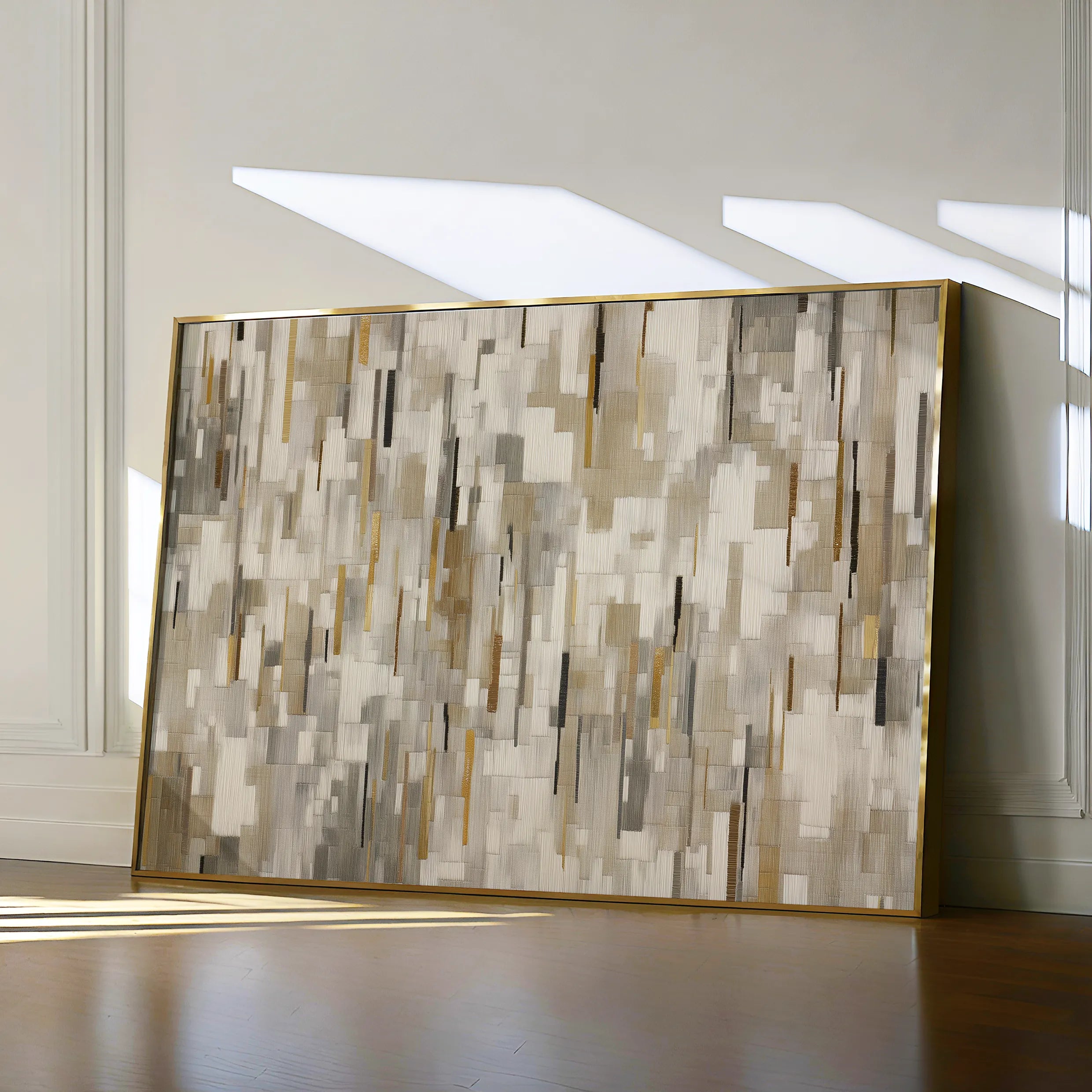 Abstract 1690 Canvas Art 60 x 40 cm / Black