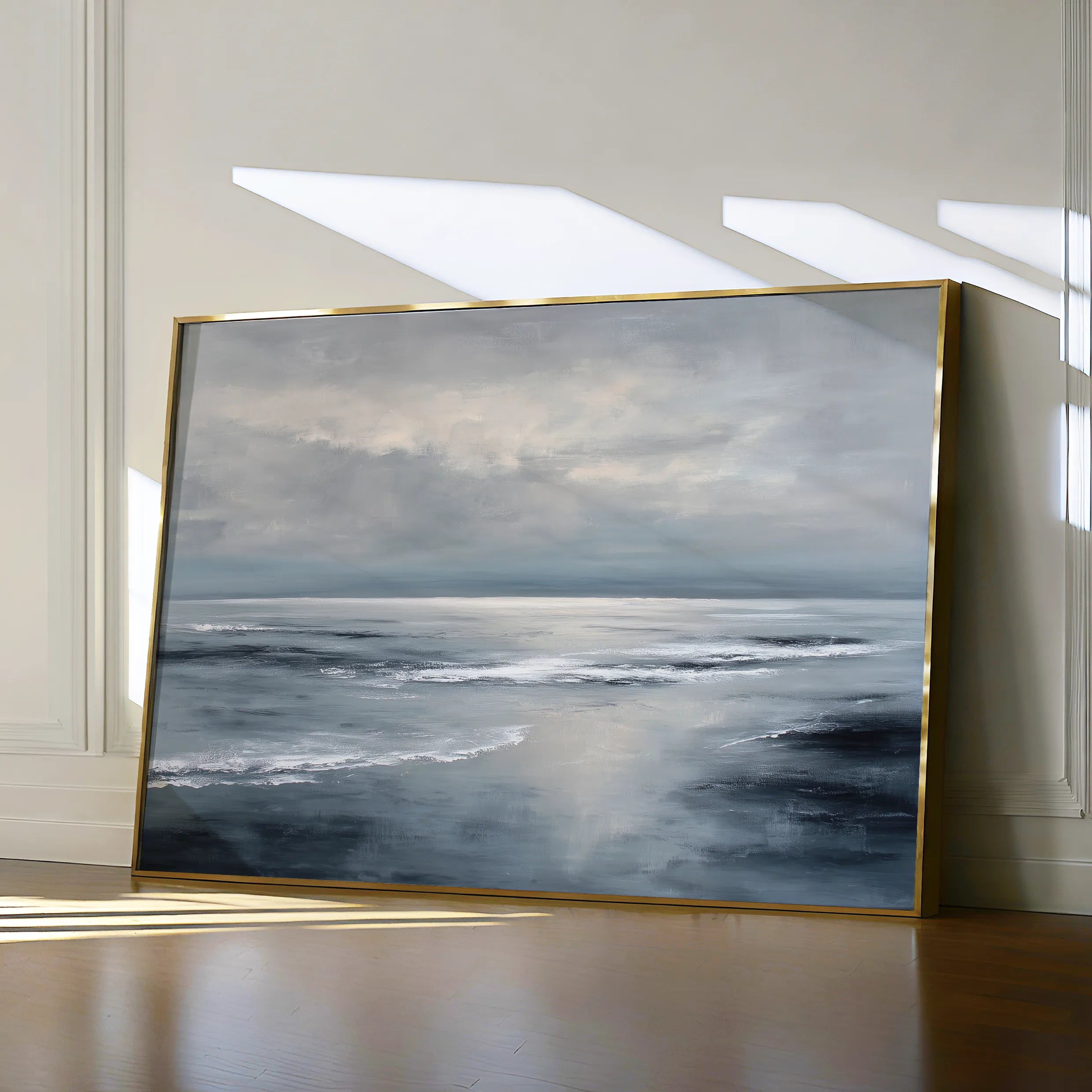 Abstract 1691 Canvas Art 60 x 40 cm / Black
