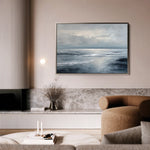Abstract 1691 Canvas Art 60 x 40 cm / Black