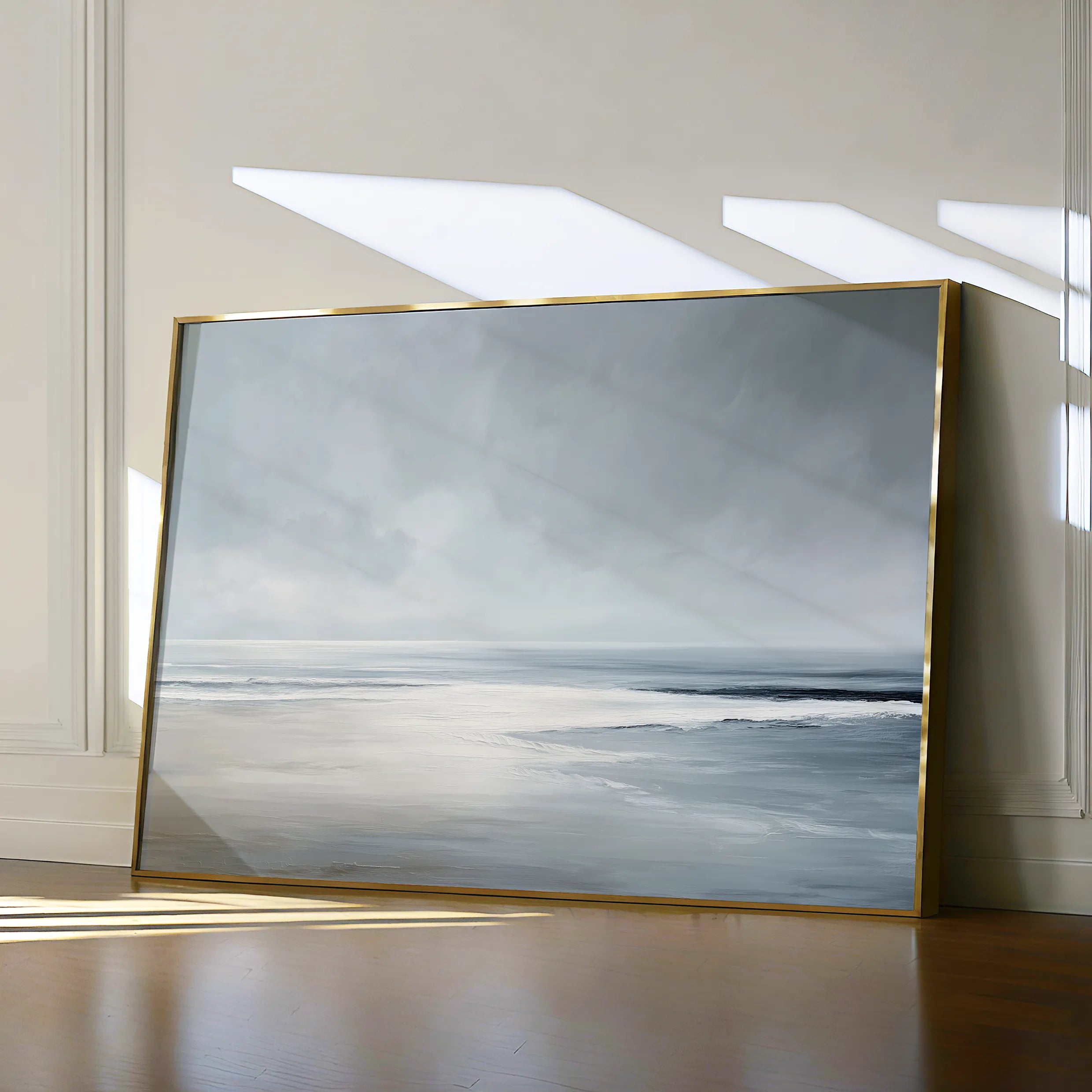 Abstract 1694 Canvas Art 60 x 40 cm / Black