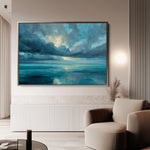 Abstract 1695 Canvas Art 60 x 40 cm / Black