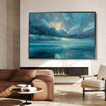 Abstract 1695 Canvas Art 60 x 40 cm / Black