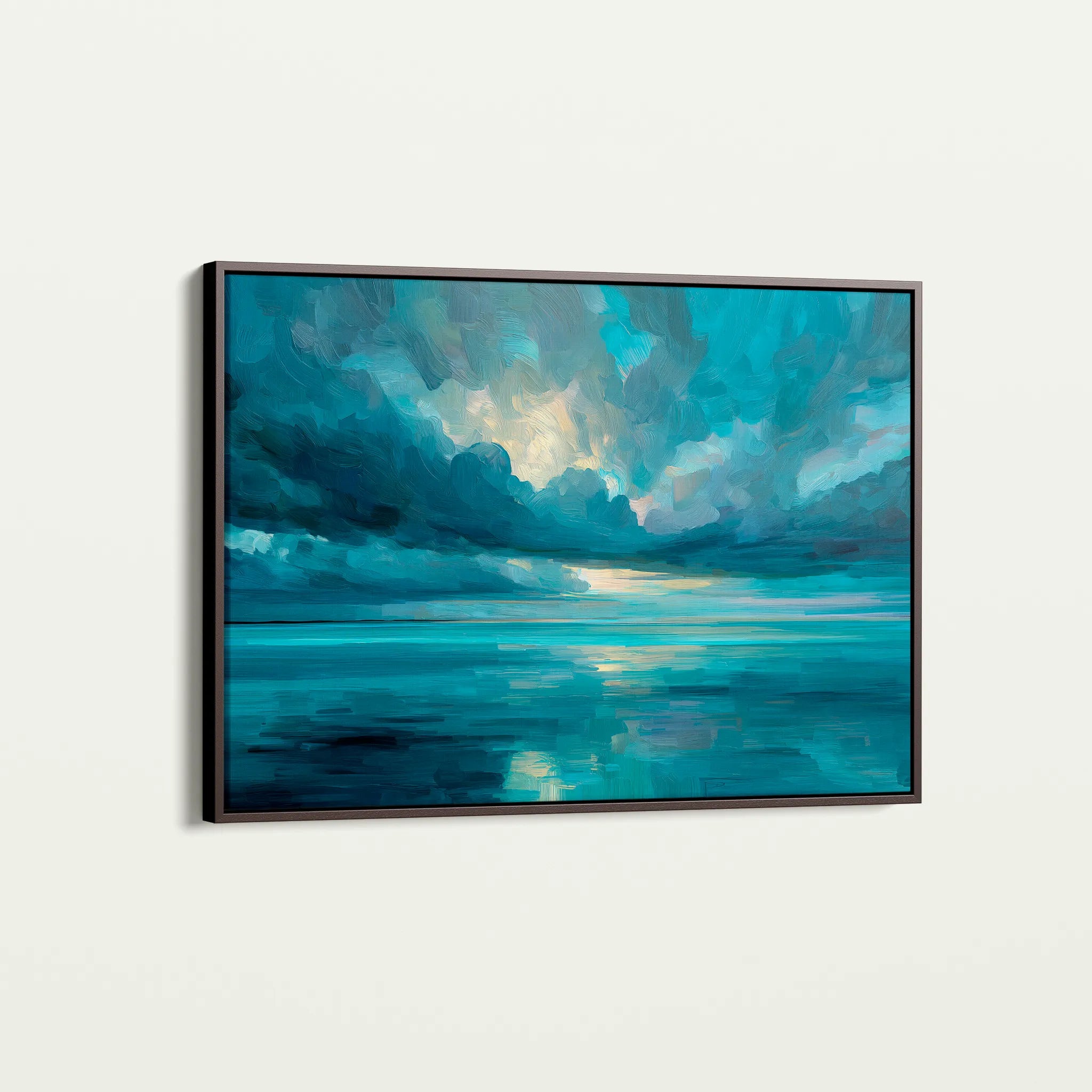 Abstract 1695 Canvas Art 60 x 40 cm / Black