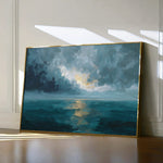 Abstract 1696 Canvas Art 60 x 40 cm / Black