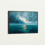 Abstract 1696 Canvas Art 60 x 40 cm / Black