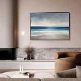 Abstract 1698 Canvas Art 60 x 40 cm / Black
