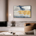 Abstract 170 Canvas Art 60 x 40 cm / Black