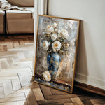 Floral 170 Canvas Art 60 x 40 cm / Black