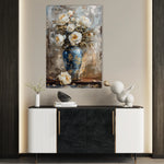 Floral 170 Canvas Art 60 x 40 cm / Black
