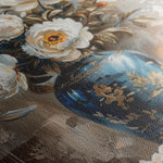 Floral 170 Canvas Art 60 x 40 cm / Black