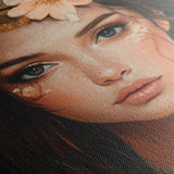 Portrait 170 Canvas Art 60 x 40 cm / Black